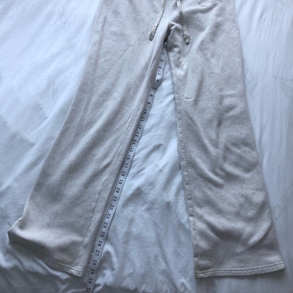 Cream Roots Lowrise Sweatpants with Drawstring - Picture 6 of 7